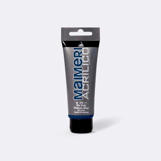 Maimeri Acrilico Ακρυλικό Χρώμα 378 Phthalo Blue 75ml	