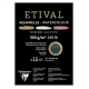 Clairefontaine Μπλοκ Ακουαρέλας Etival Μαύρο 15 φύλλων A4 (21x29,7cm) 300gr