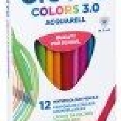 Giotto Colors 3.0 Aquarell Ξυλομπογιές Ακουαρέλας 12τμχ