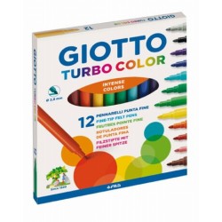 Giotto Turbo Color Μαρκαδόροι 12τμχ