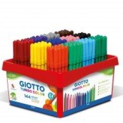 Giotto Turbo Color Μαρκαδόροι School Pack 144τμχ