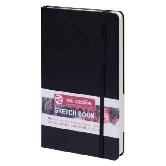 ART CREATION ΜΠΛΟΚ ΣΧΕΔΙΟΥ BLACK 13Χ21 80Φ 140GR SKETCH BOOK TALENS 
