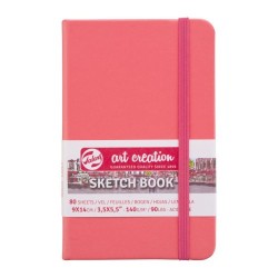 ART CREATION ΜΠΛΟΚ ΣΧΕΔΙΟΥ CORAL RED 9Χ14 80φ 140GR SKETCH BOOK TALENS 