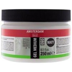 AMSTERDAM GEL MEDIUM 080 ΜΑΤ 250ML 