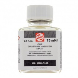 Βερνίκι TALENS 082 OIL DAMMAR  ΜΑΤ 75ml