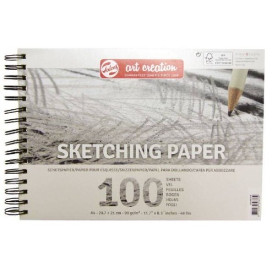 ART CREATION ΜΠΛΟΚ ΣΧΕΔΙΟΥ A4 90ΓΡ 100Φ SKETCH PAPER  ROYAL TALENS