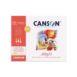 ΜΠΛΟΚ CANSON ACRYLIC 33x41 400gr 10φ