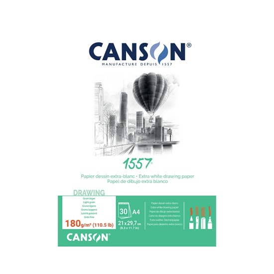 ΜΠΛΟΚ CANSON 1557 DESSIN Α4 180gr 30Φ