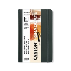 CANSON SKETCH BOOK GRD MIXED MEDIA NATURAL 220gr 14x21,6 32φ PORTRAIT