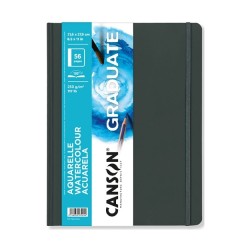  CANSON  SKETCH BOOK GRD WATERCOLOUR 250gr 21,6x28 28φ PORTRAIT