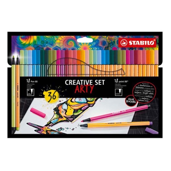 ΣΕΤ STABILO ARTY 8868/36 τεμ (18*88+18*68)