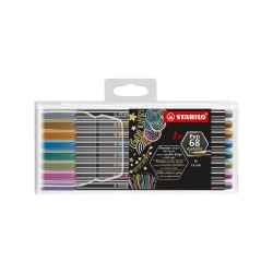 ΜΑΡΚΑΔΟΡΟΙ STABILO 68 metallic SET/8τεμ