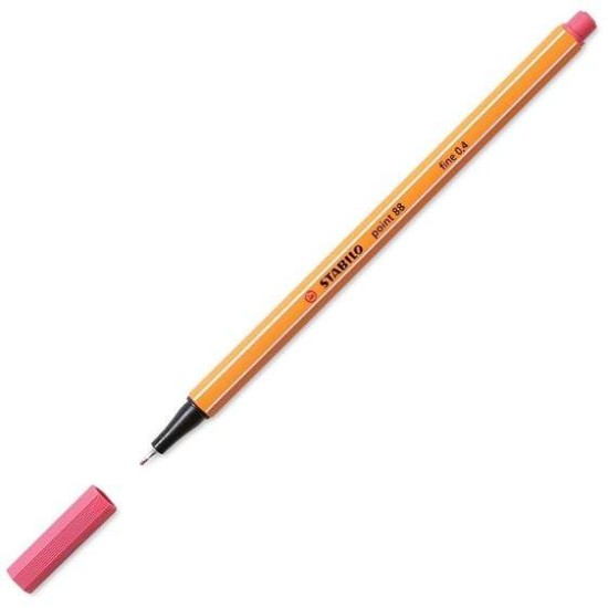 ΜΑΡΚΑΔΟΡΟΙ STABILO 88/49 POINT STRAWBERRY RED