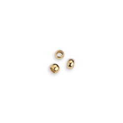Στοπάκι ορειχ. 3mm-Φ2mm χρυσό 50τμχ