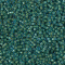 Miyuki Delica 11/0 DB2381 Fancy Lined Aqua Green