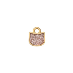 Κρεμαστό γάτα coral glitter με ⌀2.1mm 4τμχ