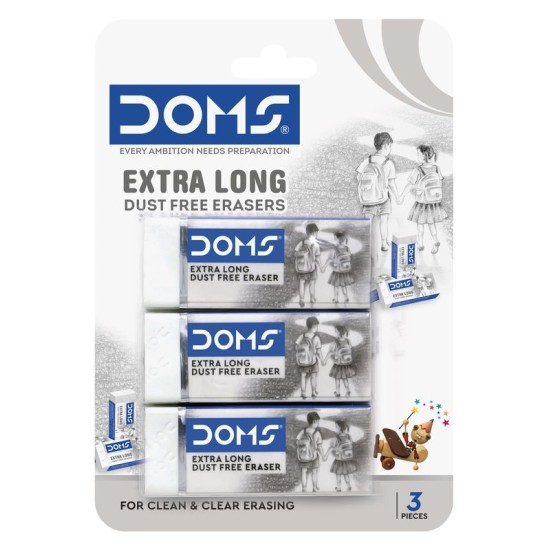 Doms XL Dust Free Γόμες 3 τμχ
