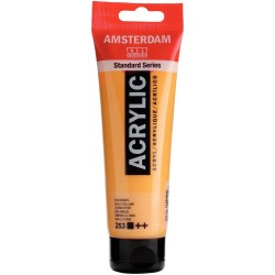 ROYAL TALENS AMSTERDAM Acrylic tube 120ml -253 Gold Yellow
